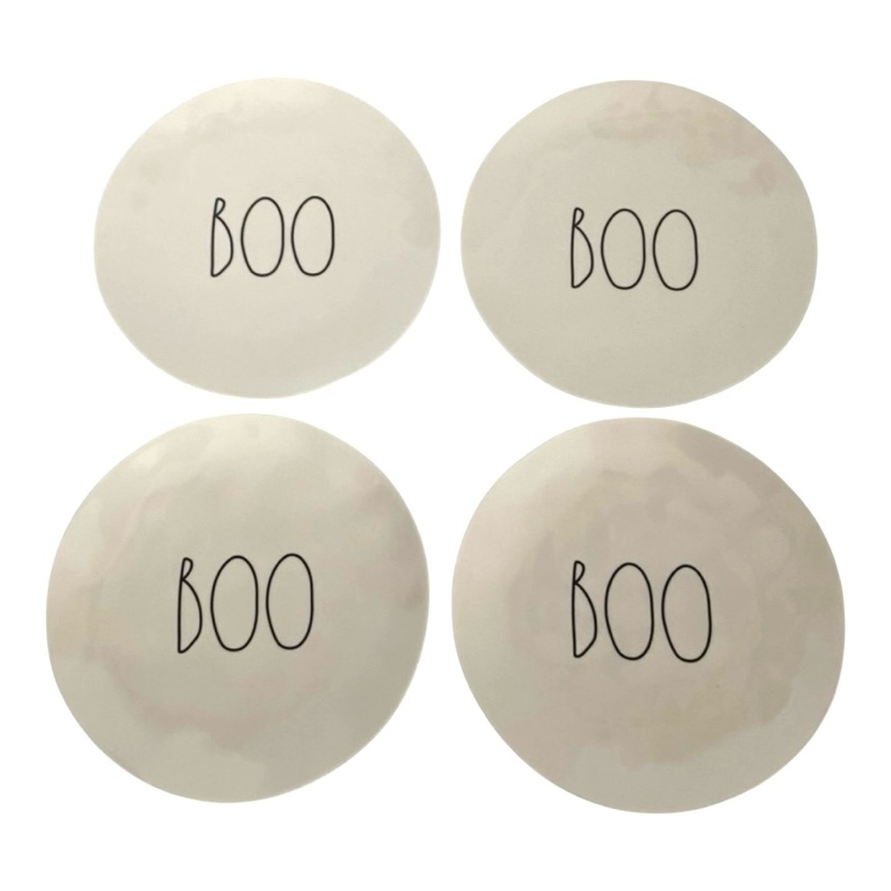 Rae Dunn BOO Melamine Plate Set